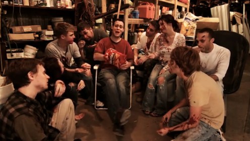 One man, a bag of Doritos, and his closest undead friends