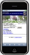 Mobile device showing National Gravesite Locator